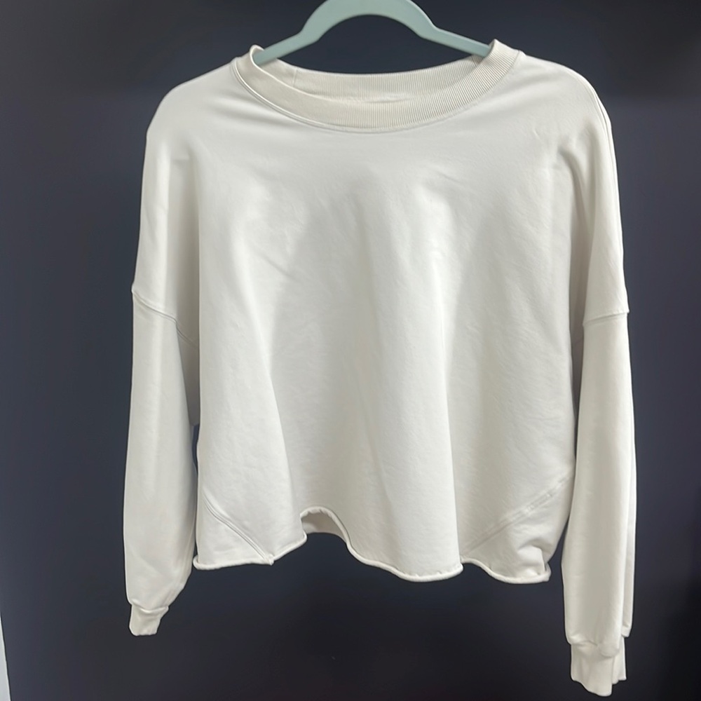 Lululemon Cotton Sweatshirt sz XS/S -Near New